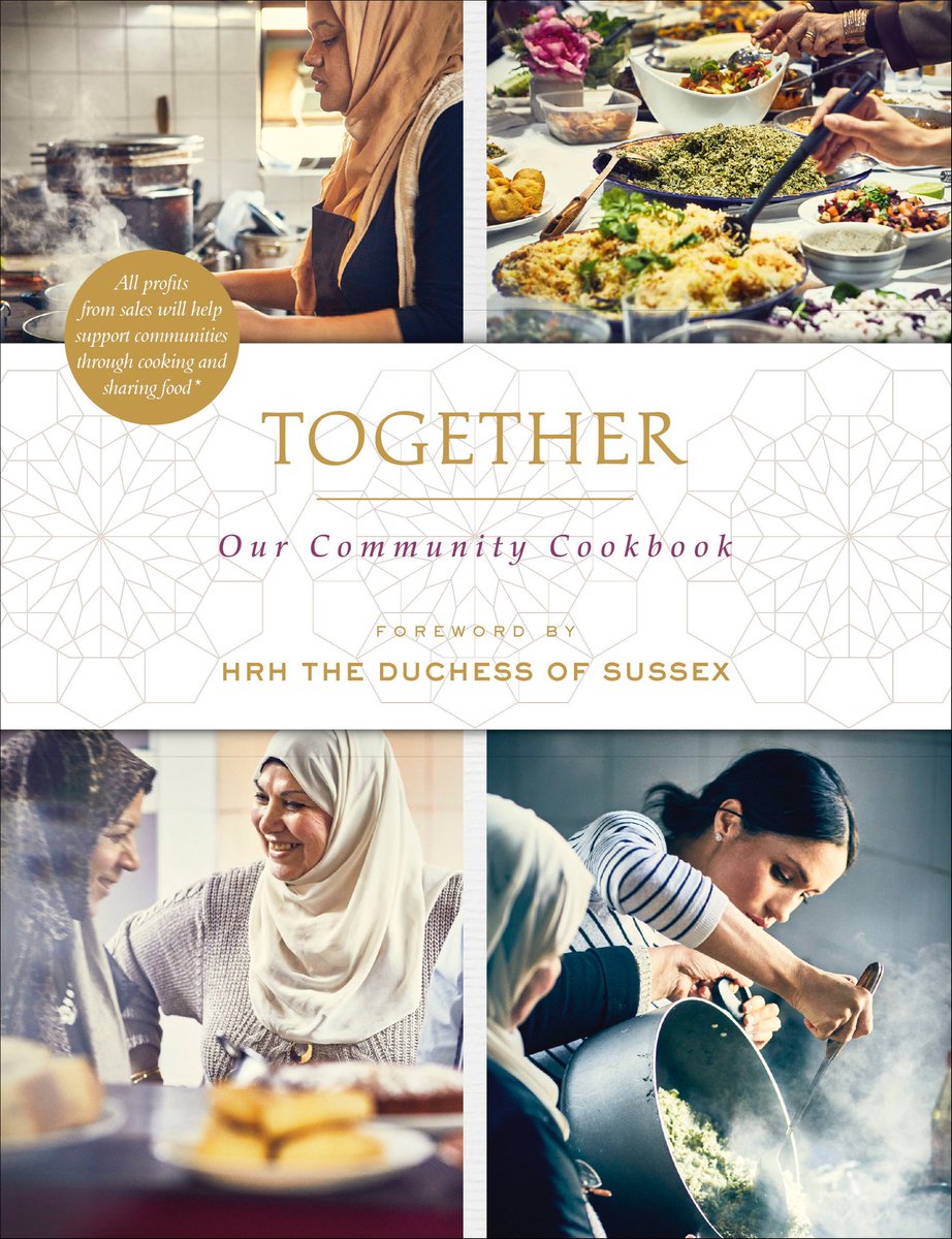 serenawilliams's tweet image. I used to call you Meghan (and I still do) but dear Duchess of Sussex your first project “Together” a cookbook bringing women of all cultures together. I could not be more excited about it and proud of you. 
It’s beautiful - diversity, inclusivity, coming together in grief or joy