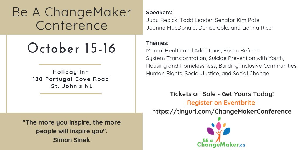 The event date is drawing closer. You can still register for the <a href="/BChangeMaker/">Be A ChangeMaker</a> Conference! It's speakers will rev up your motivation to become change-makers!
tinyurl.com/ChangeMakerCon…