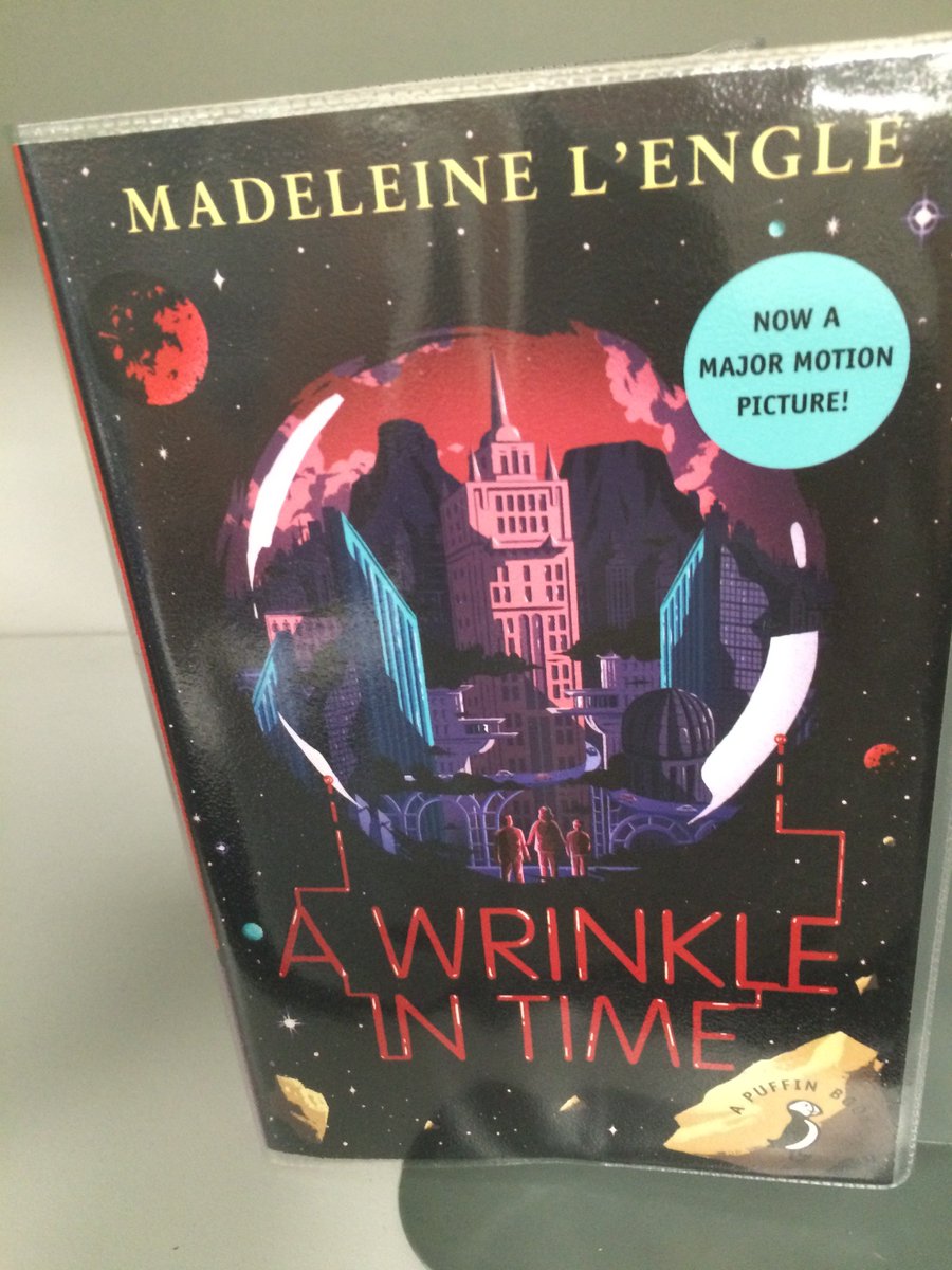 tps_literacy's tweet photo. TPS Book Club- Every Thursday after school - This terms book - A wrinkle in Time⏲️⏳-Charles and Meg, and their friend Calvin, travel through a wrinkle in time in search of their missing father. https://t.co/lOupDR667I