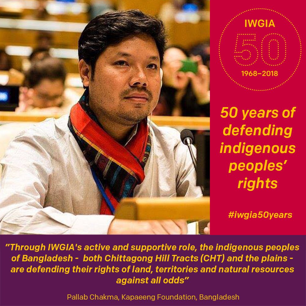 #IndigenousPeoples in #Bangladesh are still exposed for human rights violations and recently #IndigenousWomen have been targeted in militarized areas. Read more here iwgia.org/en/bangladesh @aippnet @iphrd_net  @IPMGSDG #WeAreIndigenous #iwgia50years #DefendingDefenders