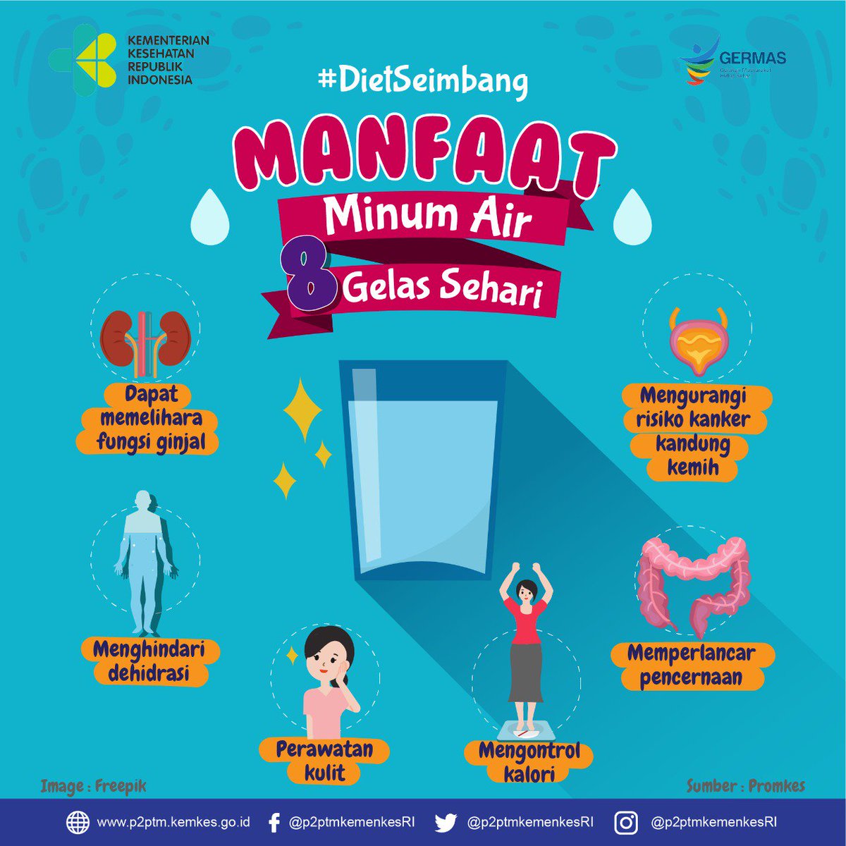 P2PTM Kemenkes RI on Twitter Apa saja manfaat minum air P2PTM Kemenkes RI on Twitter Apa saja manfaat minum air