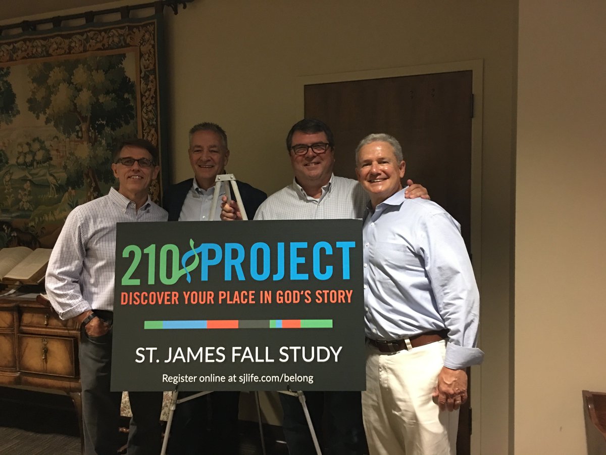 210Project's tweet image. Saint James Methodist Church in Montgomery, Alabama kicked off the @210Project Church Wide this weekend! sjlife.com Author @DonAnkenbrandt was there, Lead Pastor Lester Spence, Alliance Ministries John Boone and Tim Young. #SmallGroup #FallStudy #Pastor  #Church #AL