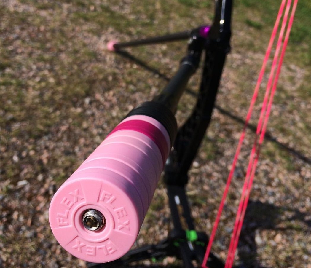 FLEXARCHERY's tweet image. Paint this monday! Pink #Flexblock. #bowstringsanmore #archeryincolors