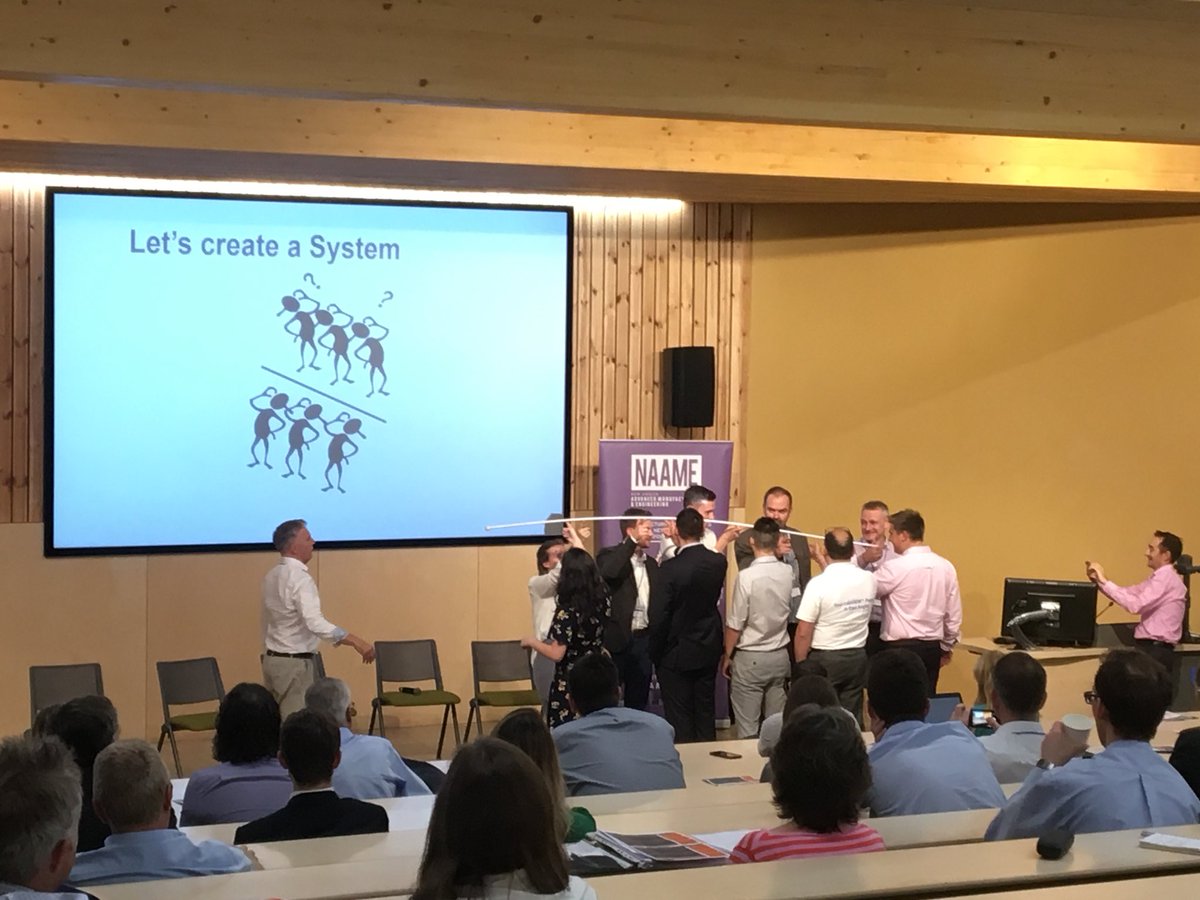 Systems Thinking in action at #TheProductivityJourney, great way to explain by Burge Hughes Walsh <a href="/Naame_net/">NAAME</a> #productivity