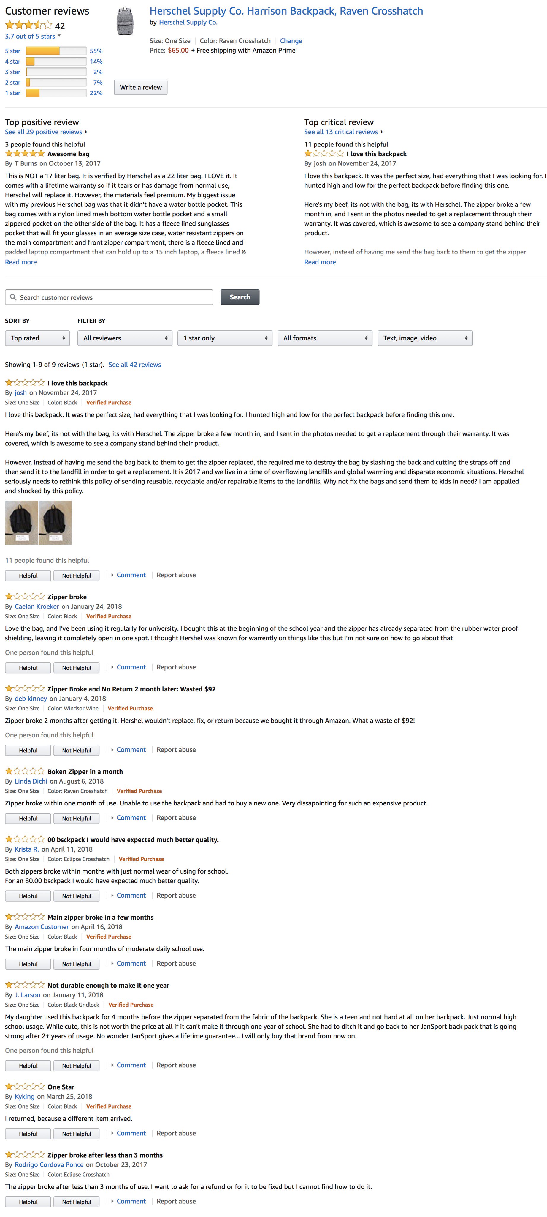 Herschel Supply on Twitter "carbgod Hey Elisha, our limited lifetime