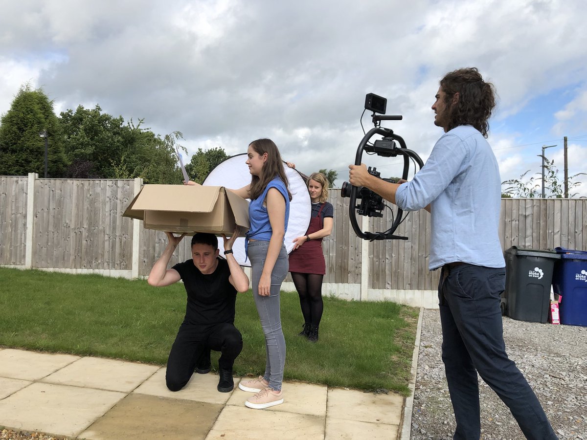 You wouldn’t believe all the fancy kit we use on location. Our new cardboard box stand is top of the range #videoproduction #tvcommercial #setlife #tvadvert #groundbreak
