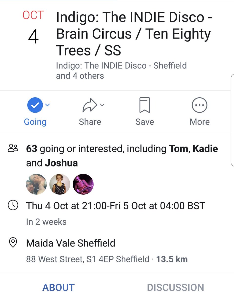 NEW GIG ANNOUNCED!! Southern Skies are excited to announce that we will be performing at Maida Vale in Sheffield on 4th October. FREE ENTRY!!! Get yourself down for a night of fantastic music. facebook.com/events/2206202… #Barnsleyisbrill #Sheffieldissuper #Rotherhamiswonderful