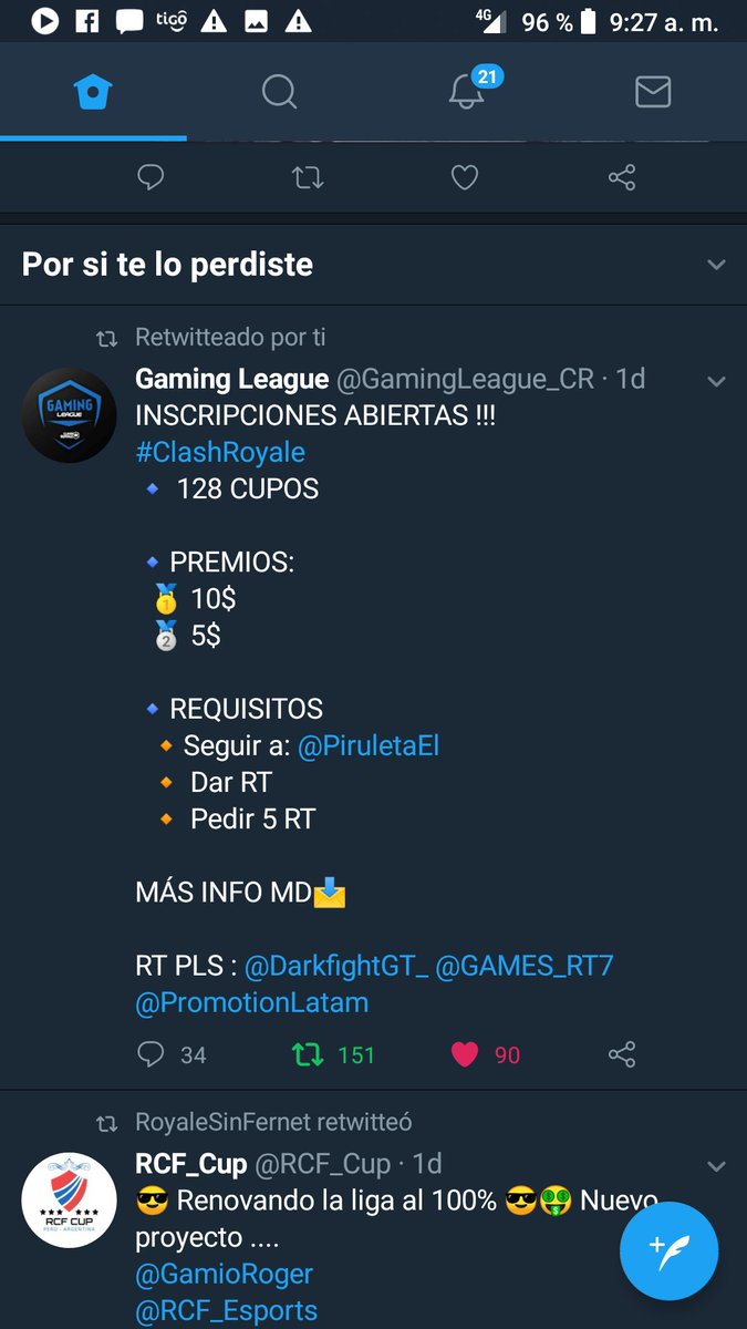5rts para poder entrar a la <a href="/gami/">gami</a>
@GamingLeague_CR 
Se les agradece <a href="/llanos_magne/">Josue</a> @Jhoan_Jamil <a href="/DaelGamer4/">Daëlchh</a> 
<a href="/abcdefabcdab/">よう</a> @Cup_BoliviaCr
