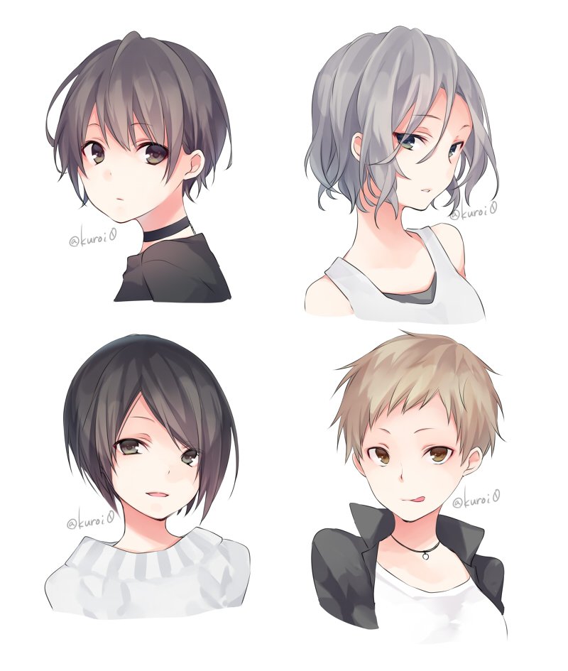 黎 クロイ イラスト本通販 ショートヘアの女の子がね 好きなんですよ