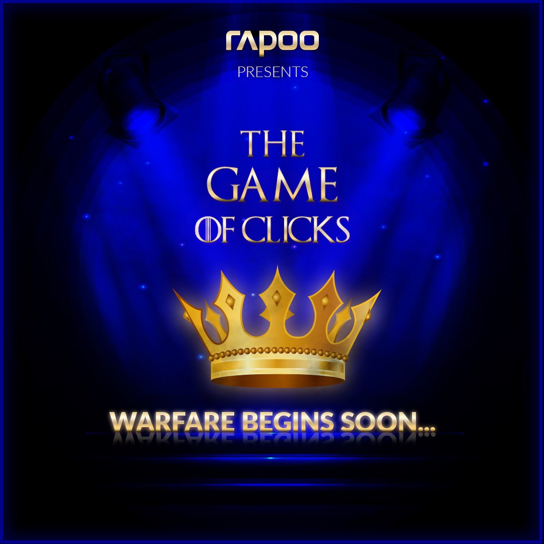 RapooIndia's tweet photo. 📢Enter To Win! We're back again with extravaganza Poll / Contest (Game of Clicks) ↖️. Join us &amp; stand a chance to win exciting prizes. Stay tuned &amp; follow all our pages as we are coming up with new contest Poll.#GameOfClicks #ContestPoll #ClickToWin #ClickToVote #ContestAlert https://t.co/DxHiNLaz48