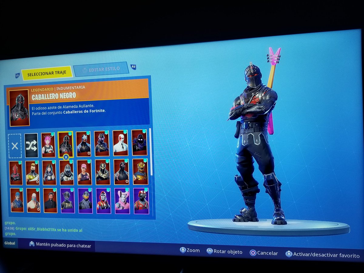 fortnite picos legendarios - vendo esta cuenta de fortnite por falta de tiempo tiene skins exclusivas como el caballero negro o caballeros picos exclusivos ac dc y planeadores  vendo esta cuenta de fortnite por falta de tiempo tiene skins exclusivas como el caballero negro o caballeros picos exclusivos ac dc y planeadores - fortnite picos legendarios