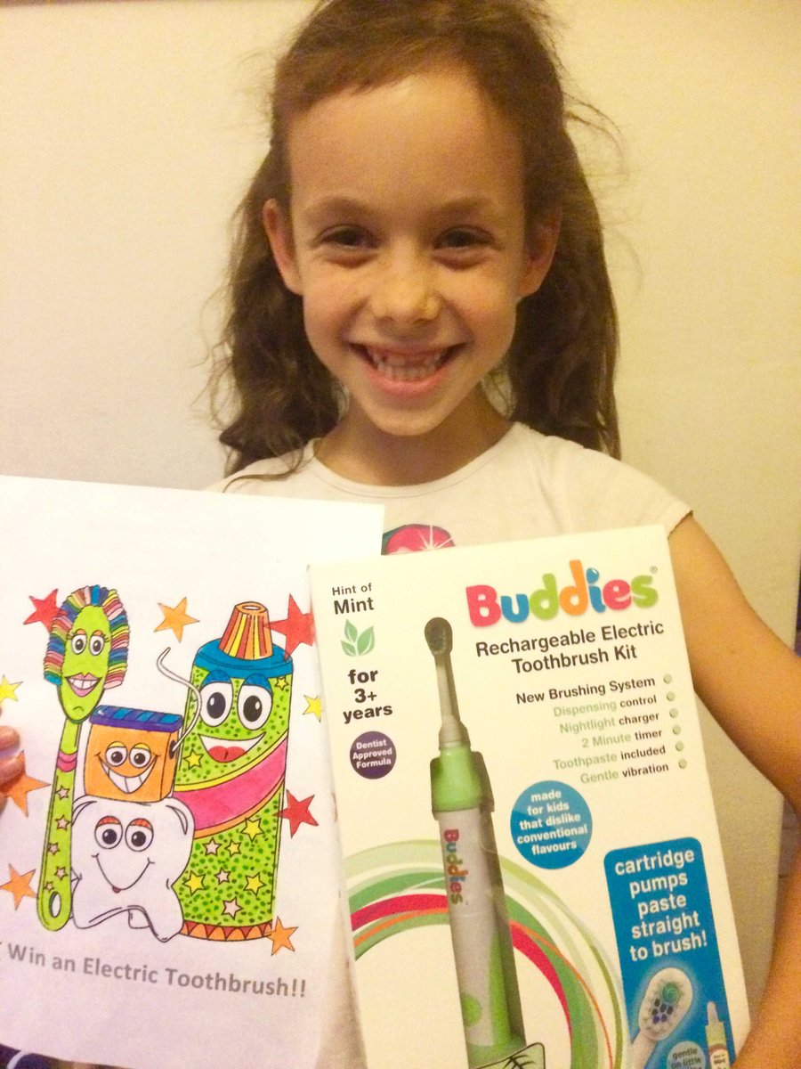 GenixHealthcare's tweet photo. Well done to Pennie! The winner of our colouring book competition at our #Cirencester Practice!

Pennie is thrilled with her new Buddies toothbrush kit!!

Thank you to everyone who entered :)

#GenixHealthcare #ChildFriendly #Dentistry https://t.co/oBf7zmFHDZ