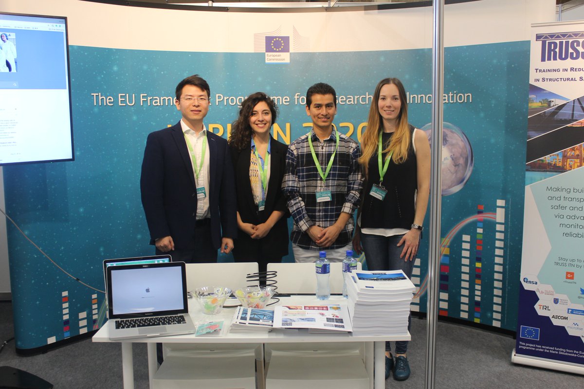 TRUSSITN's tweet photo. #TRUSSITN #ESRs Sofia Antonopoulou and Siyuan Chen supported the Communication Office of DG #Research &amp; Innovation at their #Horizon2020 stand in the @EUCYS 2018 held in RDS, Dublin on Sunday 16th September 
Check all the details here https://t.co/PBpEqsLlTb https://t.co/iBBLC1EKpL