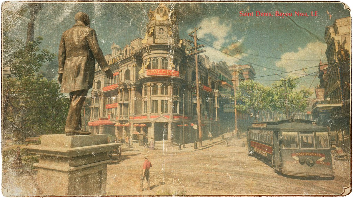 RockstarGames's tweet photo. The Frontier, Cities &amp; Towns
 
Discover some of the towns and areas dotted across the vast and varied landscape of Red Dead Redemption 2 at https://t.co/rSfNLhwo5E https://t.co/uesYJXBMcw