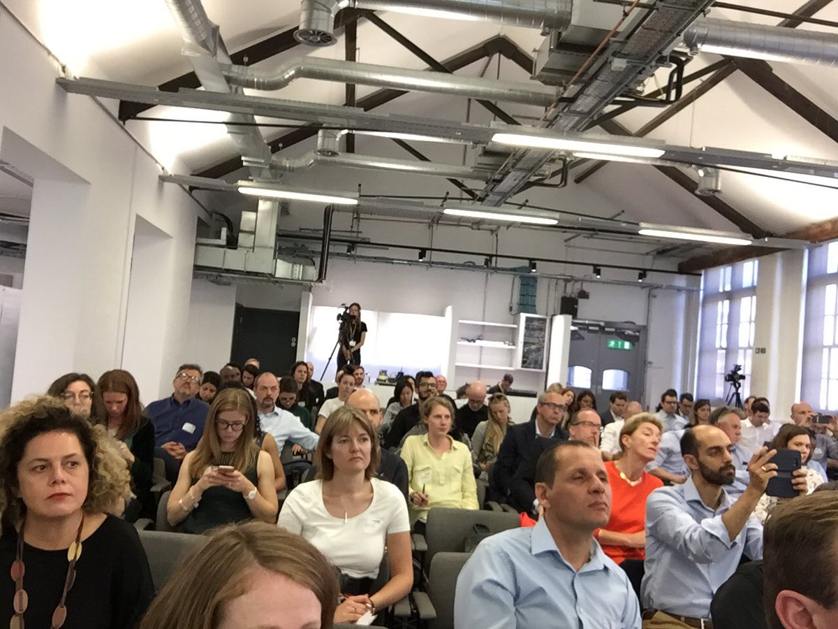 ElukkaE's tweet photo. Full house at the #CityStandardsNetwork launch @futurecitiescat . Dan Palmer of @BSI_UK on stage. Great rehearsal for our #CityX next week! https://t.co/omxakNayHr