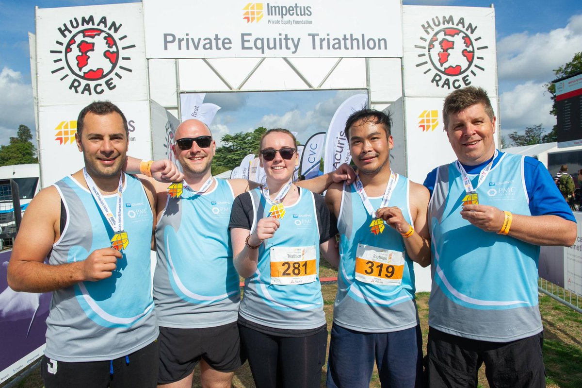 PMCTreasury's tweet photo. Congratulations to @ImpetusPEF the event was incredible! A huge Well Done to the PMC Triathlon Teams - there is still time to donate https://t.co/FMaiAzwGTq #impetusPEFtriathlon #justgiving #PrivateEquity https://t.co/5bwdUkx6Il