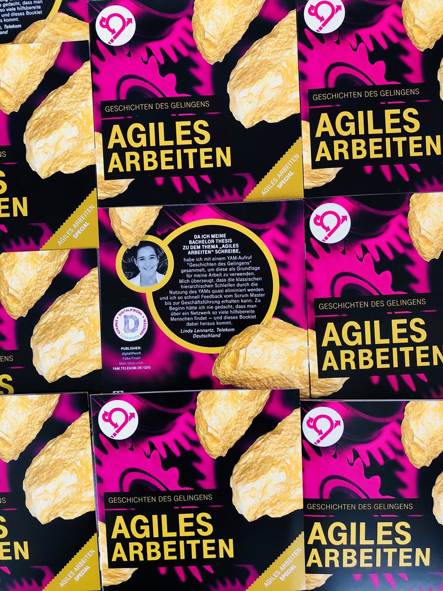 falfigo's tweet image. Starke Leistung 😃👍💪 @LindaLenn588 -druckfrisch eingetroffen die #GeschichtendesGelingens zu #agilem Arbeiten - vielen Dank @metawops @renesb @stefaniemarx4 @mitschnackerin @CMatuschik @katizair @winfried_ebner für die hervorragende Unterstützung! #Bachelorarbeit #telekomwall