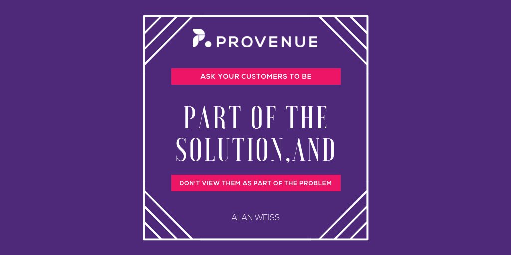 ProVenueSystems's tweet photo. When it comes to your business, success is dependent on your #customers and their satisfaction with your quality of service. Ask for your customer's #feedback to come up with solutions for improvement, don't see their negative feedback as their problem!

#quoteoftheweek #ProVenue https://t.co/r03XDyiP7i