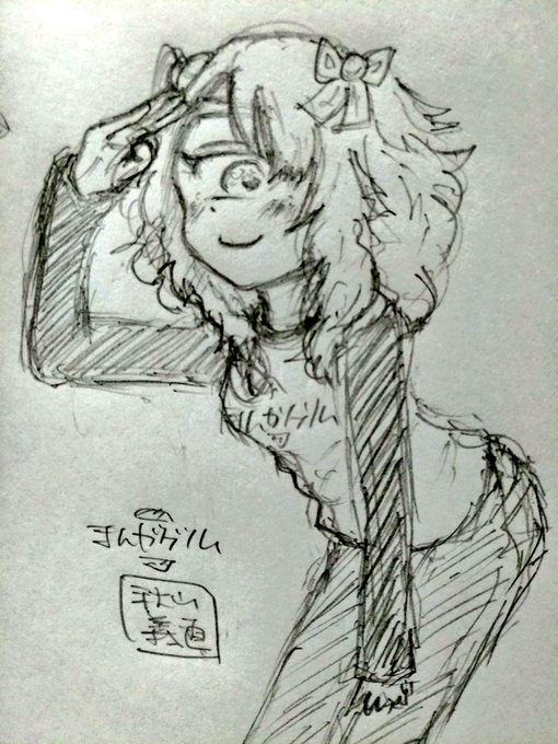 #新単眼版深夜の真剣お絵描き60分一本勝負 
@tngn_1draw22 
お題「キュート」 