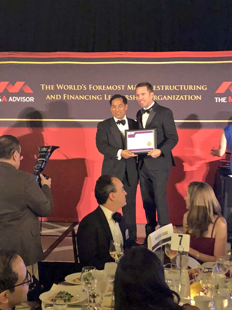 FootprintCap's tweet photo. Join us in congratulating our managing director, Josh Curtis, on receiving the M&amp;A Advisor Emerging Leaders Award. We celebrated at a black tie gala in NYC and met some impressive industry leaders from across the U.S.
@maadvisornyc #2018ELNY #MergersandAcquisitions #PrivateEquity https://t.co/e2dx5I54ND