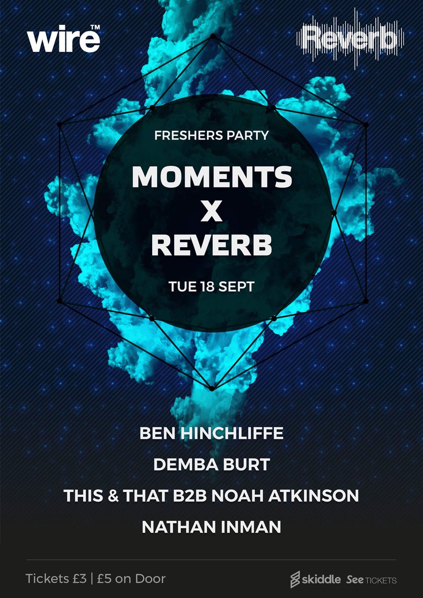 ReverbLeeds's tweet photo. FRESHERS PARTY 2018!
Following our successful party last year, we host our freshers party this year, tomorrow at Wire! 

Tickets in the link! 
⬇️⬇️⬇️⬇️⬇️⬇️
https://t.co/4YctFaEEKI https://t.co/RMUbJfeNzH