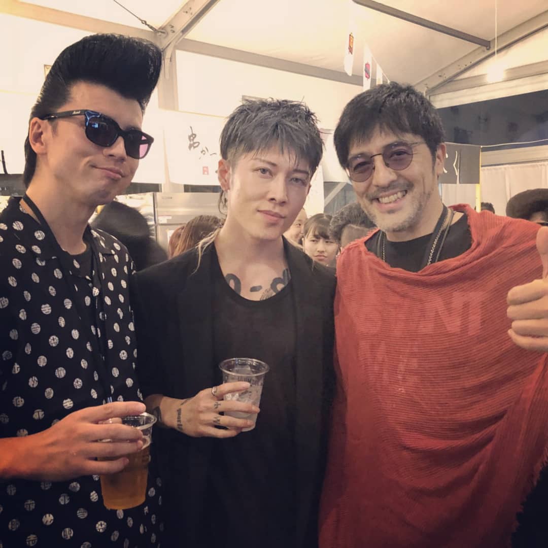 谷中敦 西園寺瞳miyavi谷中 Photo By 綾小路翔 氣志團万博 谷中敦 西園寺瞳miyavi谷中 Photo By 綾小路翔 氣志團万博