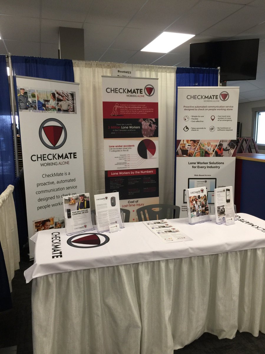CHECKMATEAPP1's tweet image. Doug Hanna is at the Joint Annual Conference &amp;amp; Trade Show today held at the Sun Peaks Grand Hotel &amp;amp; Conference Centre! Visit him at booth #23 to learn more about Working Alone Safety Services by ProTELEC CHECKMATE! #loneworker #workingalone  proteleccheckmate.com