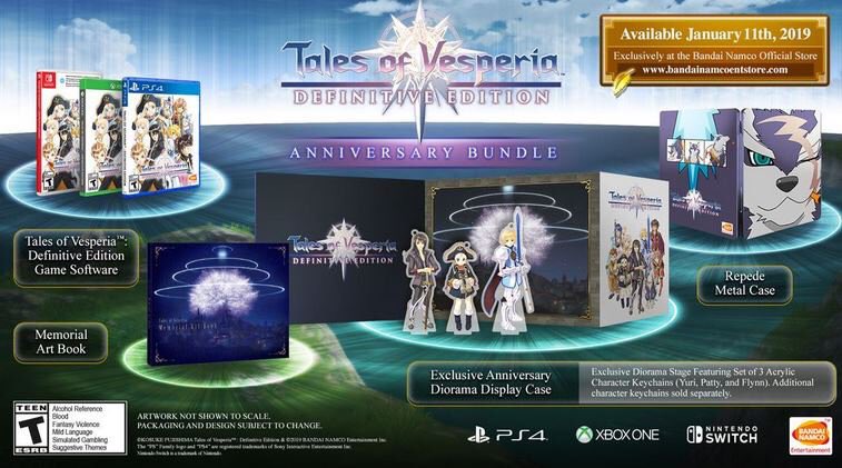 Bandai Namco показала коллекционные издания Tales of Vesperia Definitive Edition