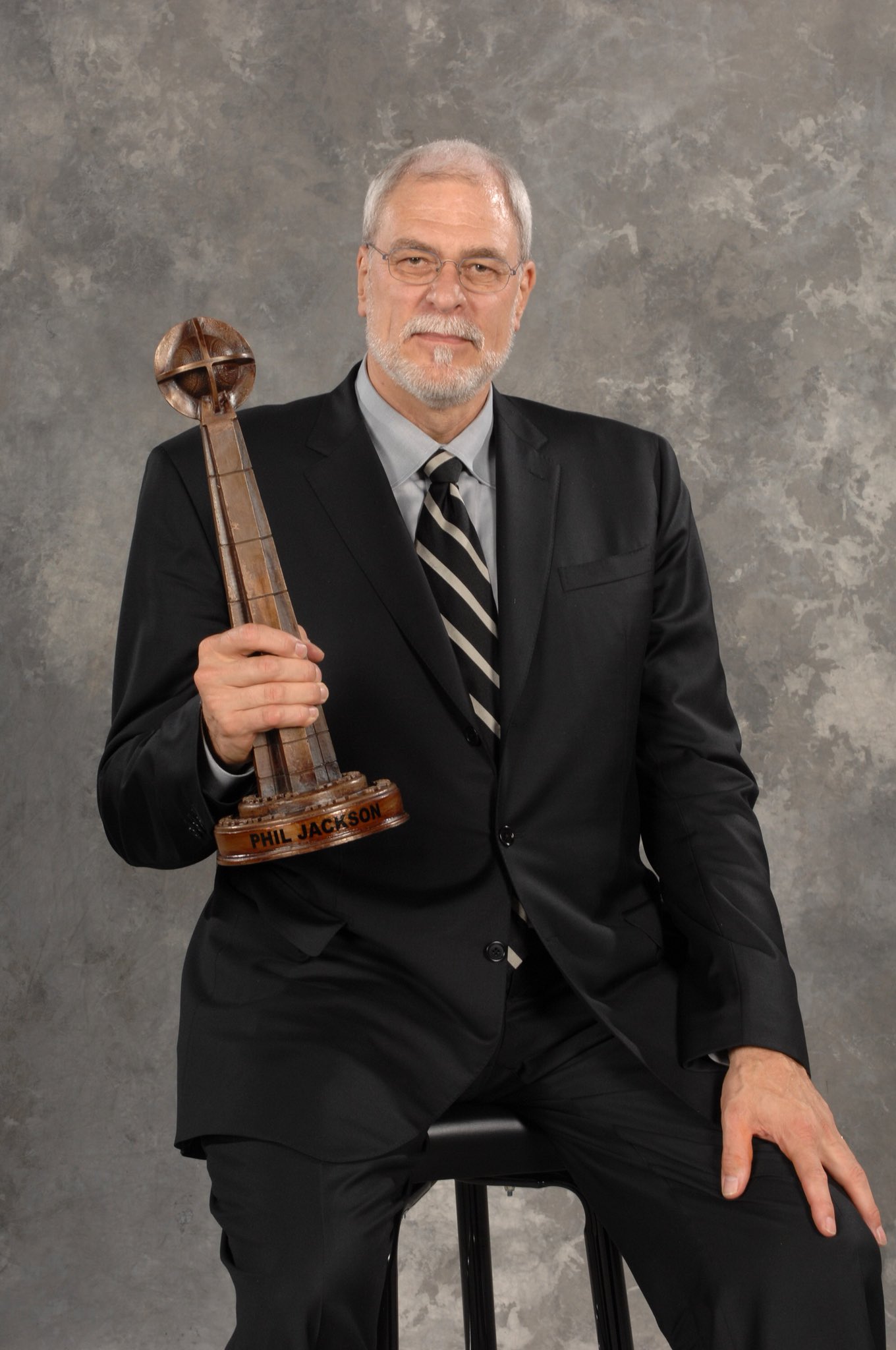 To wish Phil Jackson a Happy Birthday.  : Andrew D. Bernstein/NBAE via Getty Images 