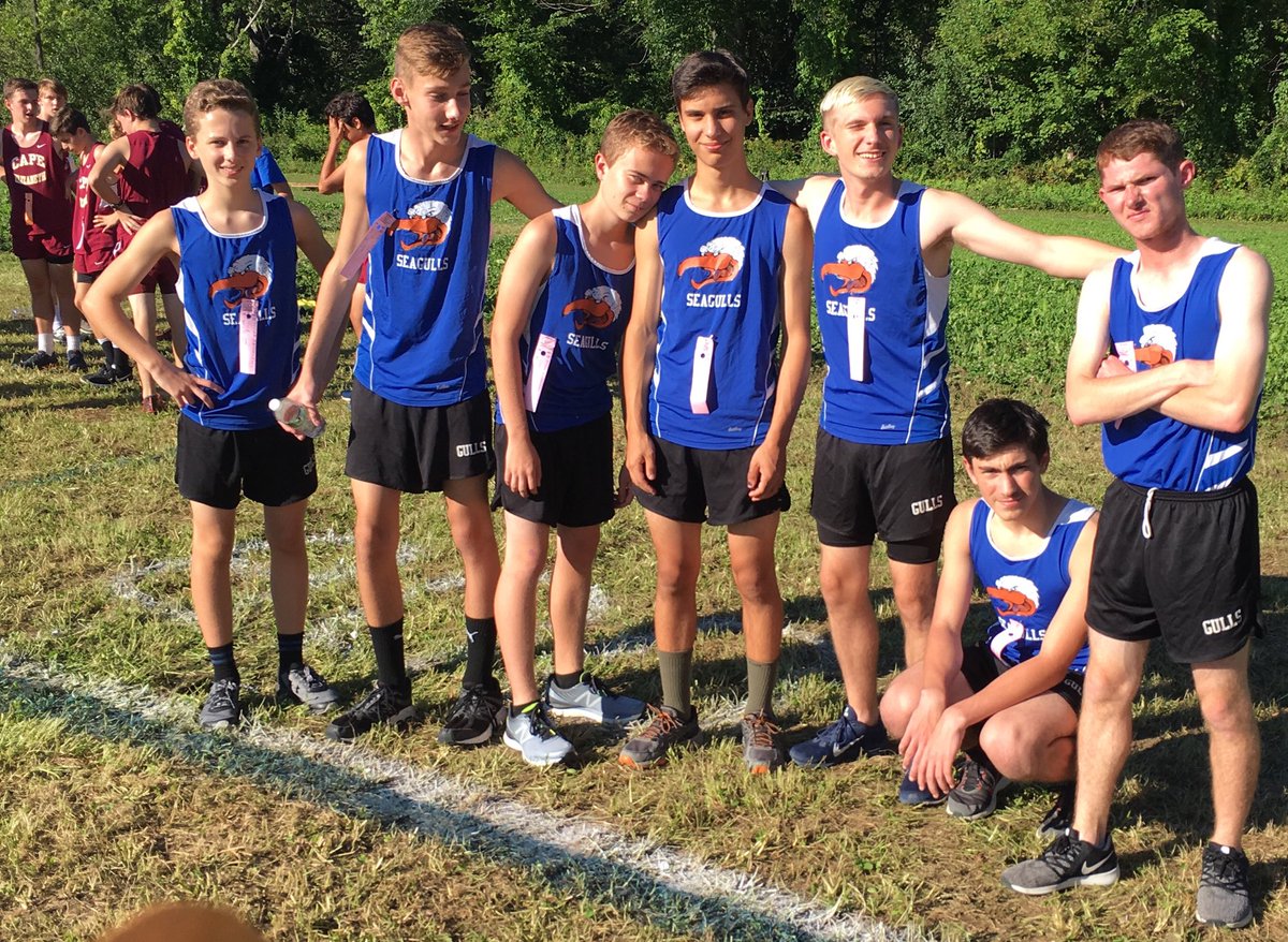 GatOOBHS's tweet photo. Great job OOB HS   XC team during Fryeburg’s meet last Friday.  Big shoutout to Tucker Beal placing 8th in the meet. #oobschools https://t.co/2BnZ7qFeaf
