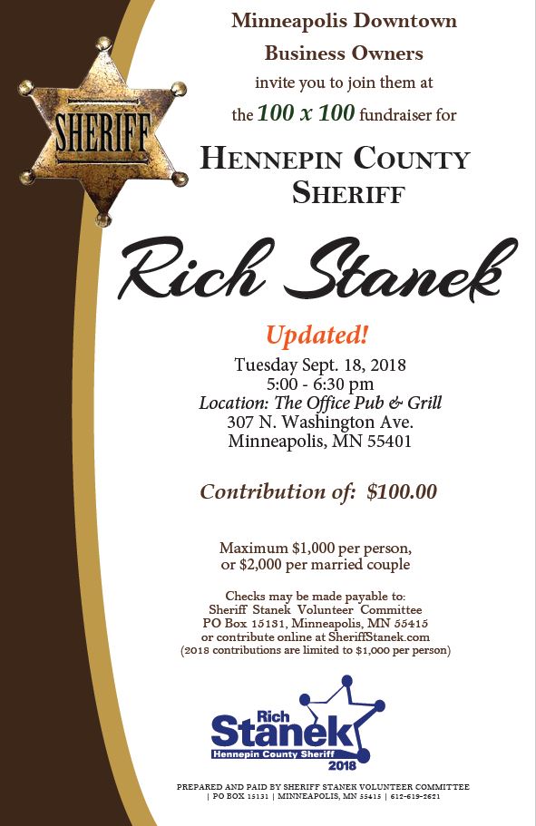 OfficePubGrill's tweet photo. We are excited to have Sheriff Stanek Volunteer Committee event with us tomorrow night!  Please join us! https://t.co/1qd0F3Uz0T