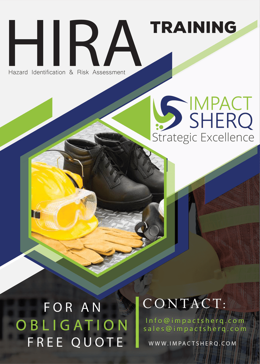 ImpactSherq's tweet photo. HAZARD IDENTIFICATION &amp; RISK ASSESSMENT (HIRA) https://t.co/KeG5xZtIJ2 https://t.co/CLkmIoCD7b