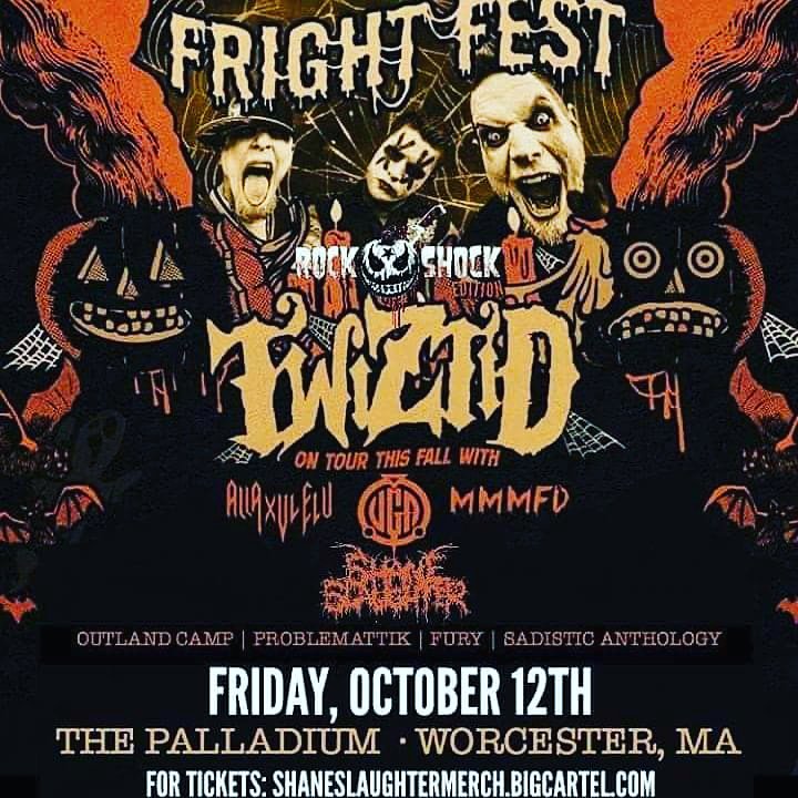 AbsoluteZero508's tweet photo. Hit us up for your rock and shock tickets #sadisticanthology #twiztid #worcesterpalladium #Worcester  #tickets https://t.co/LHBJGdonwU