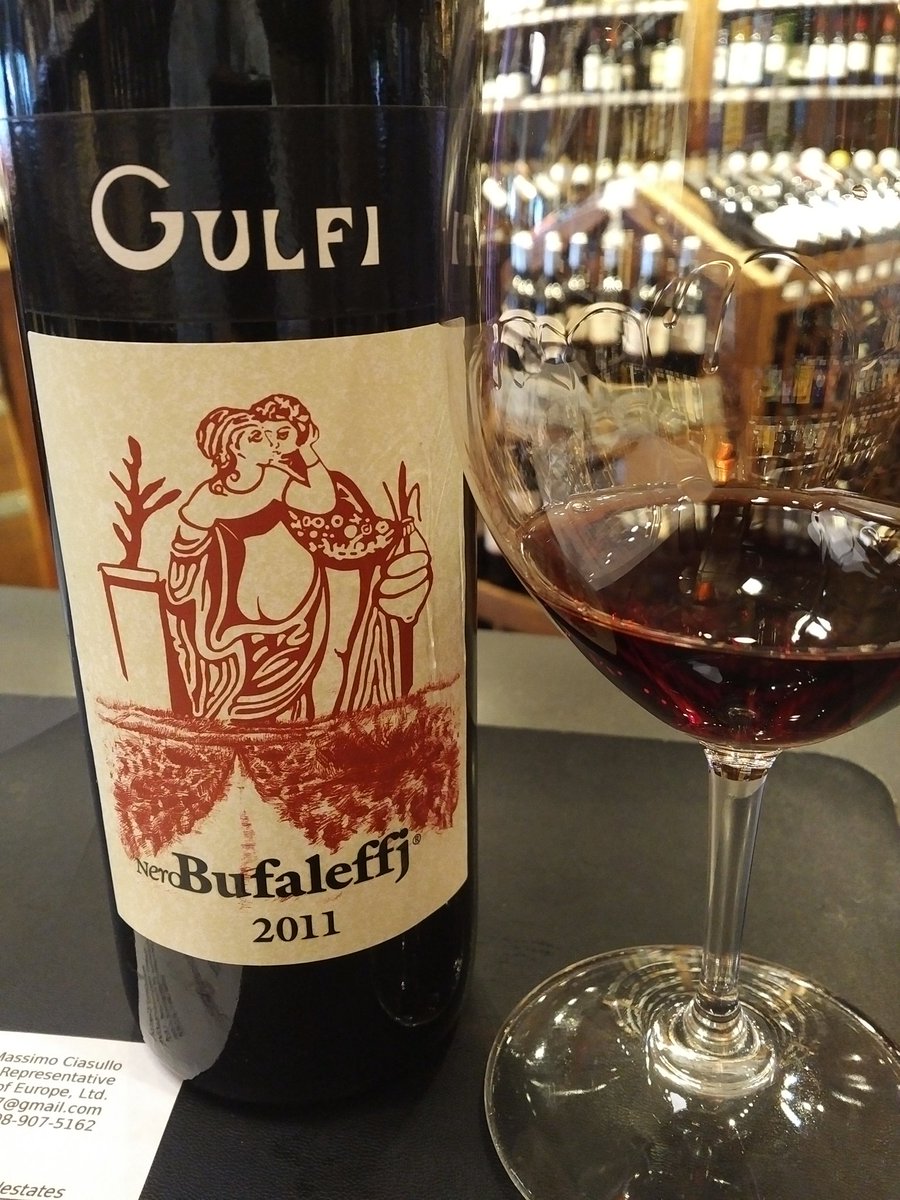Every time I have the fortune to taste <a href="/ViniGulfi/">Vini Gulfi</a> #wine, I realized this very underrated azienda, is not only a top Sicilian producer but world class as well,their magnificent 11 #Bufaleffi made w/old vine #NeroDavola is nearly perfect,harmonious &amp; brilliant!