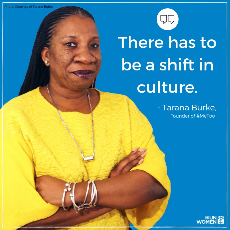 unwomenchief's tweet photo. #MondayMotivation by @TaranaBurke, founder of the #metoo movement. https://t.co/CBdKkXr5lk