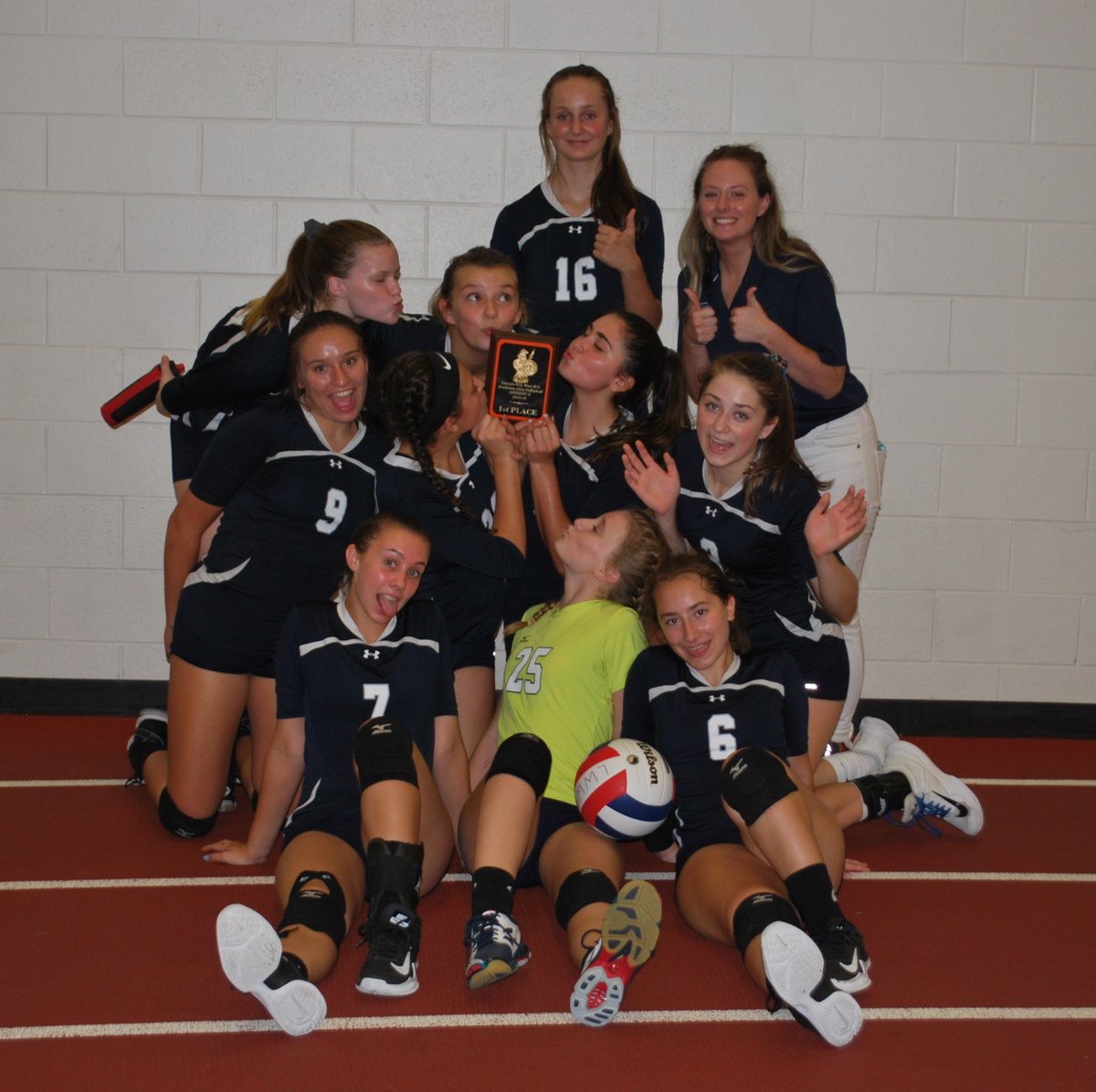 dgsvball's tweet photo. Great work this weekend Freshman at the Lincoln-Way West Tournament! The Mustangs placed 1st in their division! Way to go!! https://t.co/hc01cQAPJf