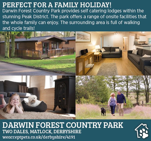 WeAcceptPets's tweet photo. Guests return to @DarwinForest time & time again because there's something for everyone to enjoy!
Accepts Dogs & Small Pets ๐ถ๐ฑ
https://t.co/azcPcaH0Ax
#TwoDales #Matlock #Derbyshire #PeakDistrict #FamilyHoliday #SelfCatering #Staycation https://t.co/kbLtecSkzP