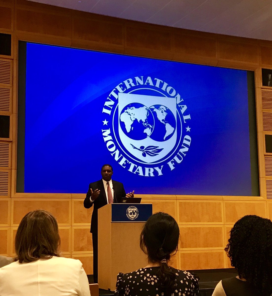 JingsuiWang's tweet photo. Data Summit happening at the @IMF. #data4development https://t.co/EXltus7vEK