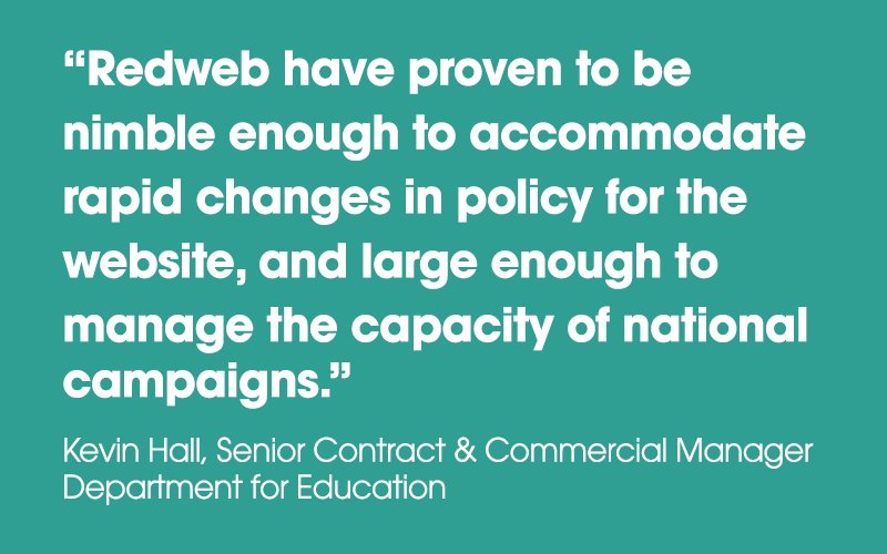 Redweb's tweet photo. Great to have such high praise from @educationgovuk on our work for the @getintoteaching campaign over the last 10 years 📚

https://t.co/CSZ3INPUHB https://t.co/qlnerWf8hs