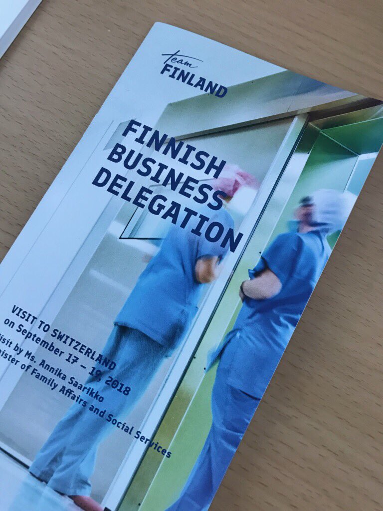 Business Finland -delegaatio vierailulla Rochen pääkonttorissa Baselissa. Aiheena yksilöllinen terveydenhuolto. #FinlandHealth #yksilöllinenterveydenhuolto