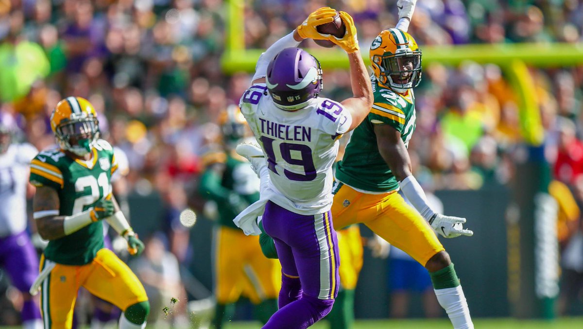 The #Vikings aerial attack stepped up when it was needed most in yesterday’s game.  📰: mnvkn.gs/slnmZT https://t.co/BrOuh4LdQT