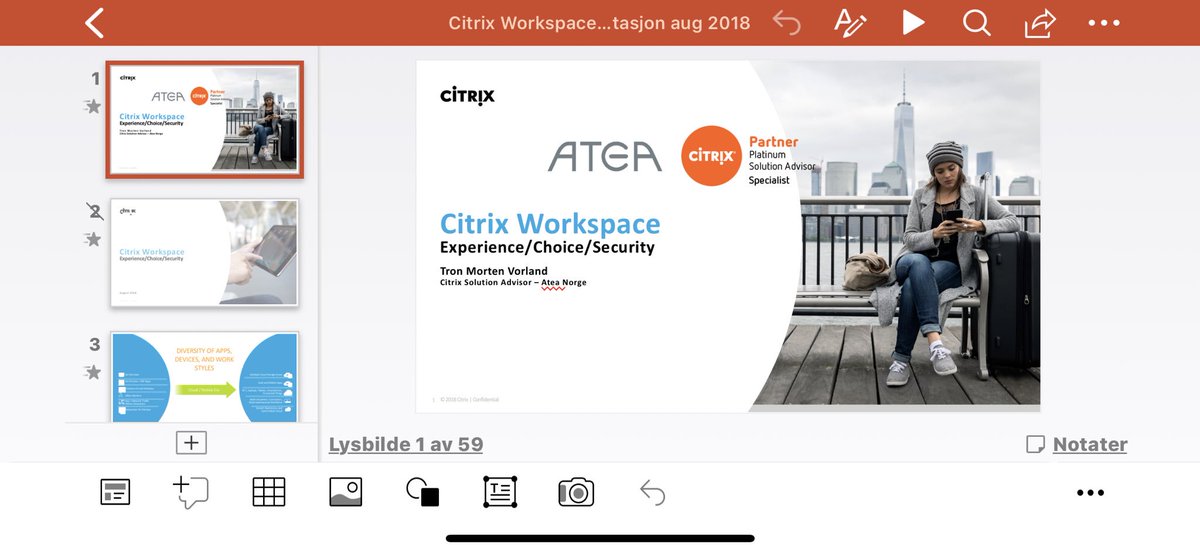 tronmorten's tweet image. preparing my slides on #citrixworkspace and #livedemo of #citrixworkspaceapp #saas #sso #citrixfiles #o365 #OneDrive #citrixvirtualapps @CitrixCloud #workisnotaplace #citrixthefutureisnow @AteaNorge