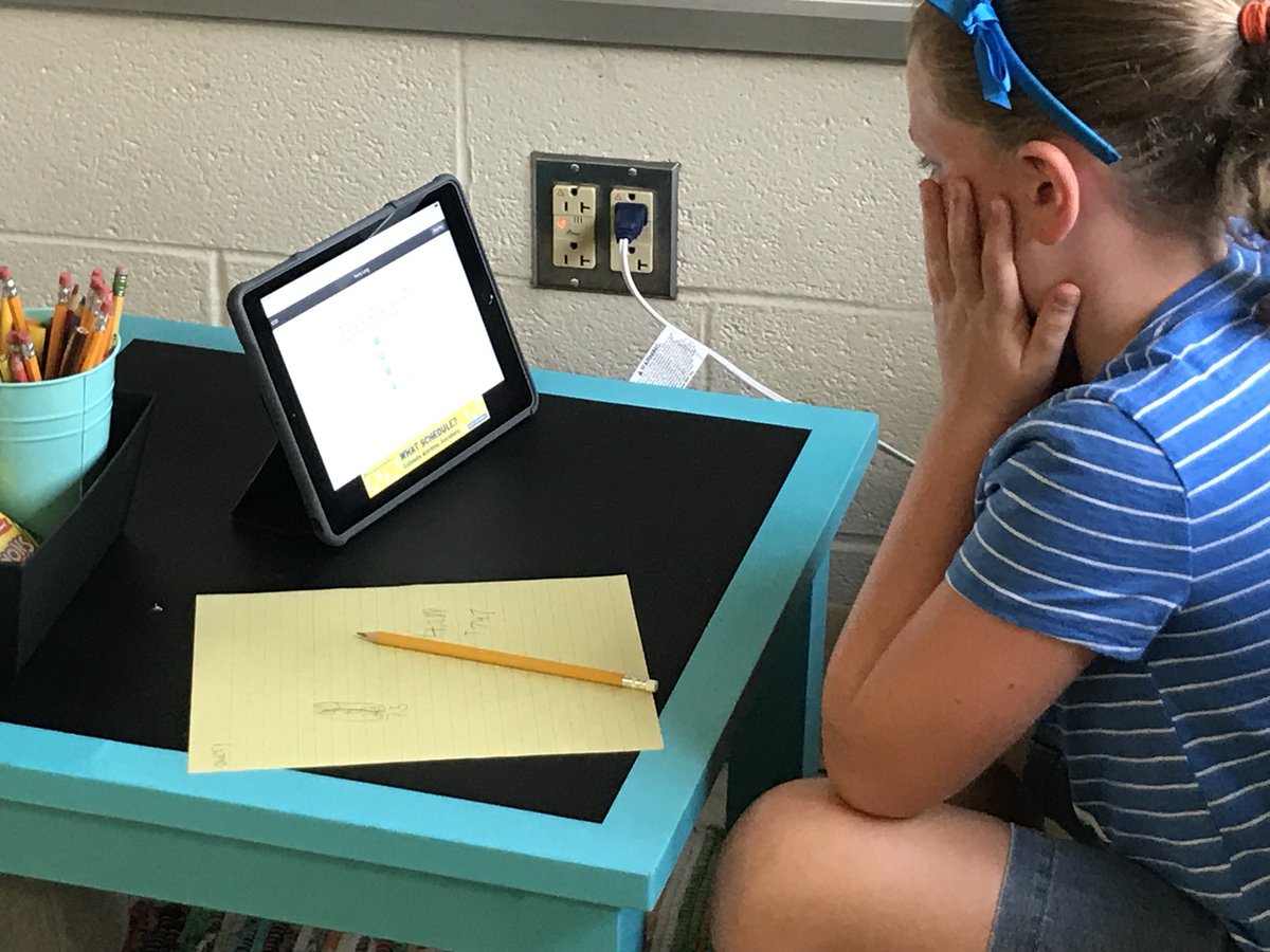 MrsDicesare's tweet photo. Students working comfortably in flexible seats for their first Star Math assessment. @OJRSDEC #flexibleseating #STARmath #BeAwesomeIn3rd https://t.co/nOIt7WJ0kf