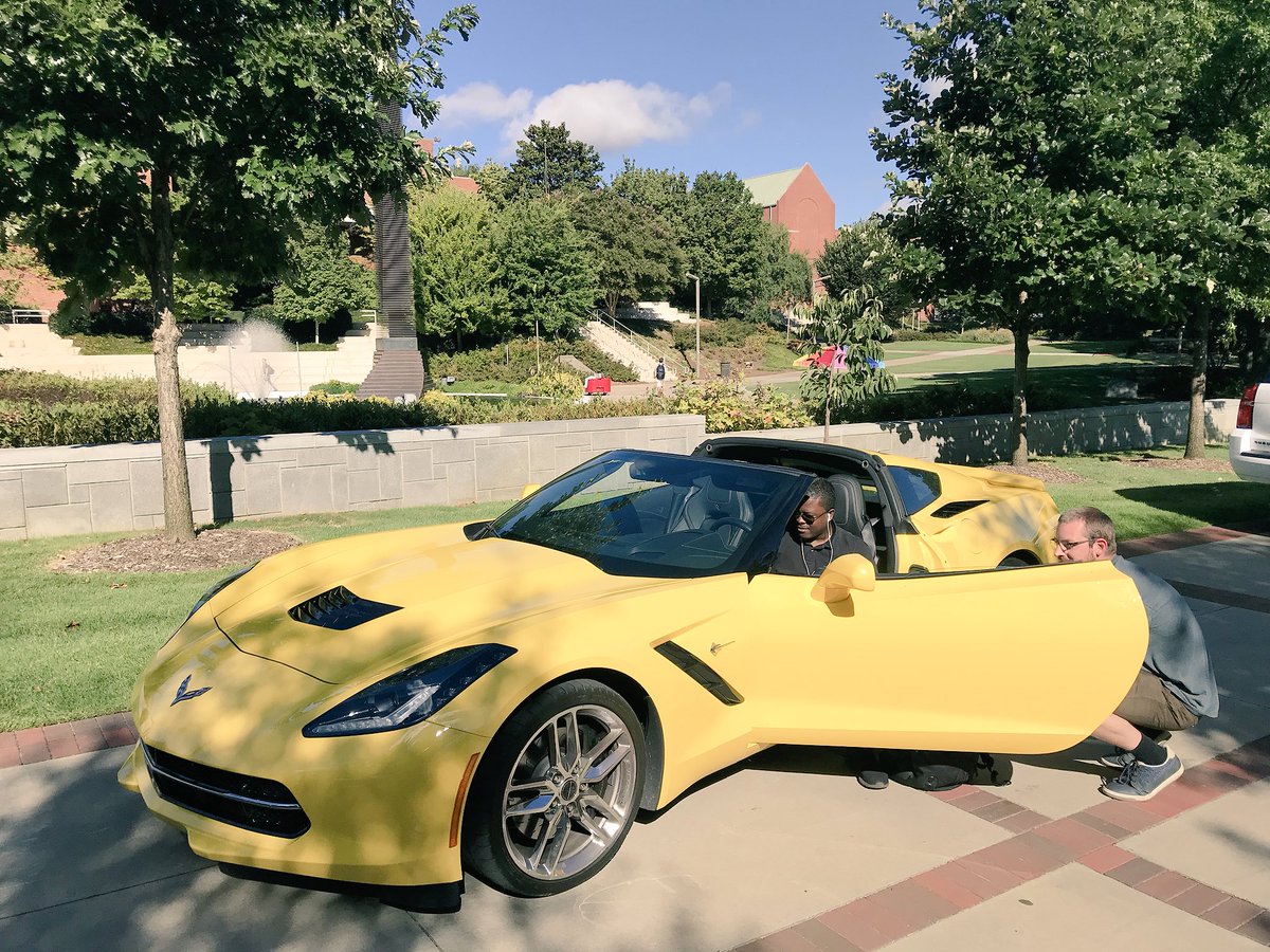 theGMbuzz's tweet photo. Grab a shirt and a sweet ride at the Tech Green today!! https://t.co/n7DynJJb2k