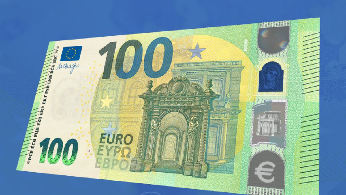 BFMTV's tweet photo. 💶 Voici à quoi ressembleront les nouveaux billets de 100 et 200 euros https://t.co/SOSKfW7Ry9 https://t.co/X5JNmHTOsk