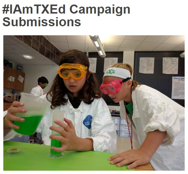 TXEd Campaign photo