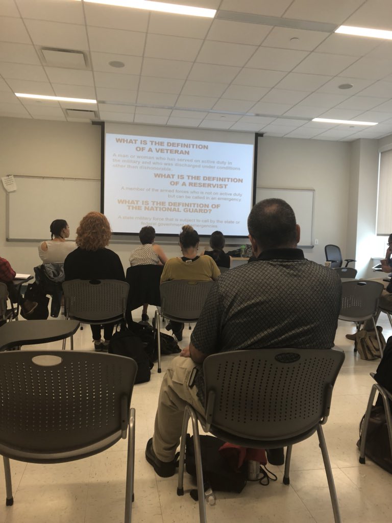 proveveterans's tweet image. PROVE student intern training #PROVE #studentvets #cunyvets