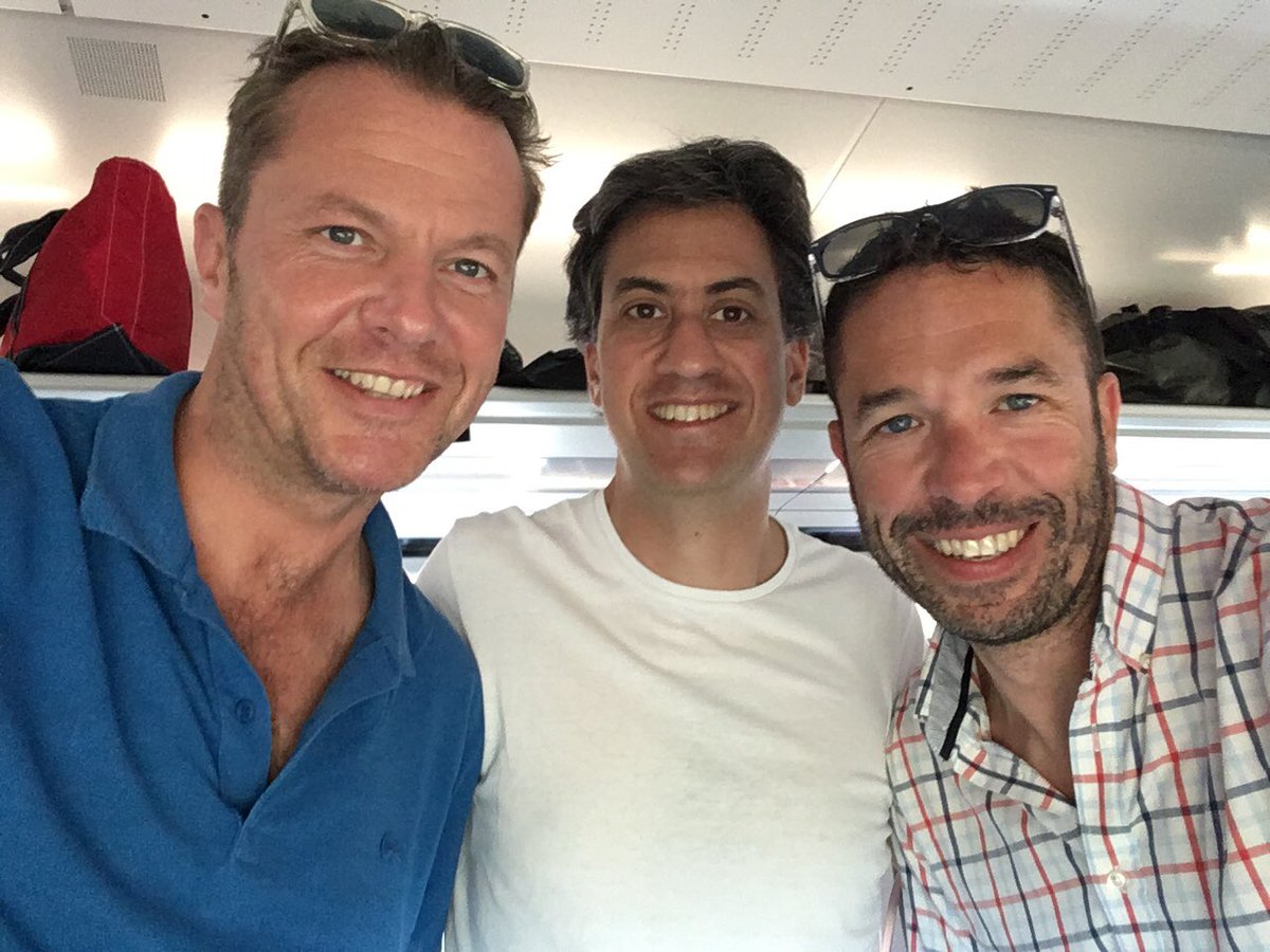 Martinobrian's tweet photo. Whatever your political views, @Ed_Miliband is a great fella and gentleman. Had a great chat about @bloodwise_uk and #BloodwiseL2P and @campbellclaret https://t.co/DNDIWVH0n8