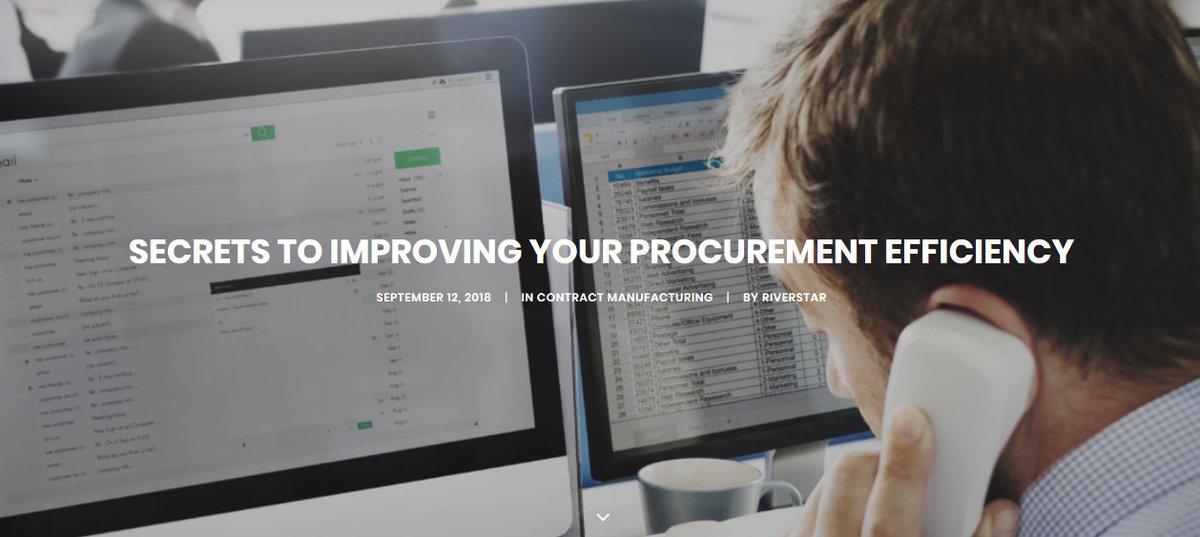 RiverStarInc's tweet photo. Beyond just shopping around for the lowest prices, negotiating lead times, and asking for quotes, hashtag#procurement encompasses many workflows which can add value to the whole organization. Read our latest blog post:

https://t.co/3yDcLs9cTw https://t.co/4UZgB4ywE2