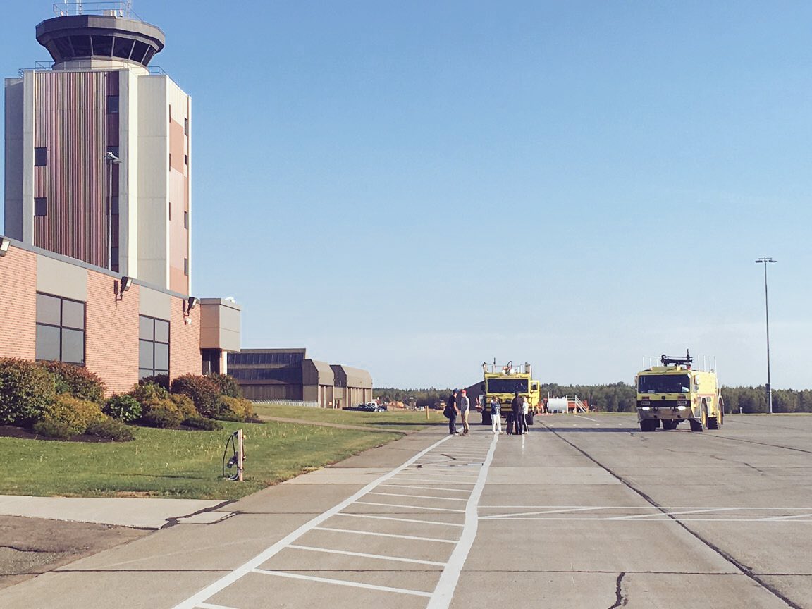 flyYYG's tweet photo. Canadian Airports Safety Week is back! We kicked off Day 1 with a pancake breakfast, presentation and a surprise fire drill for tenants. We canโt wait to see what the 28 other airports did for Worker Safety Day. #CASW2018 https://t.co/6zvIAjFHpm